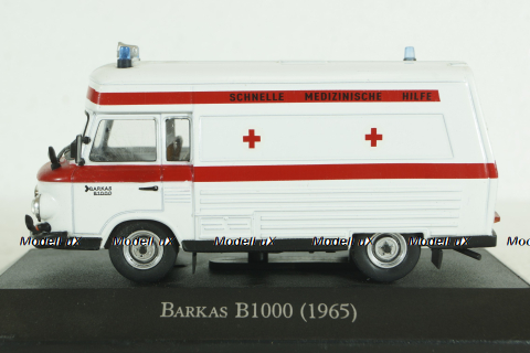 Barkas B1000, Schnelle Medizinische Hilfe, 1965, Atlas 1:43