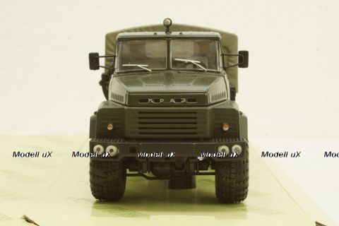 Краз-260 борт с тентом Хаки 1979г, Н290, Наш Автопром 1:43
