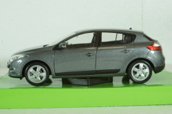 Renault Megane 2009 Grey, Welly 1:24