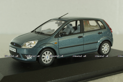 Ford Fiesta 2002 5-Dors 2001, green, Minichamps 1:43