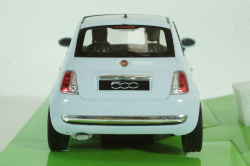 Fiat 500 2007 Light blue, Welly 1:24