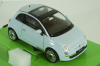 Fiat 500 2007 Light blue, Welly 1:24