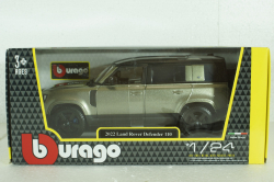Land Rover Defender 110, 2020, light green, BU21101G, Burago 1:24
