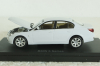 BMW 545i Sedan E60, 2003, white, 03501W, Kyosho 1:43