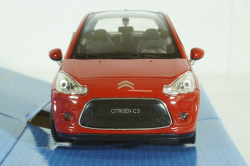 Citroen C3 2010, Red, Welly 1:24
