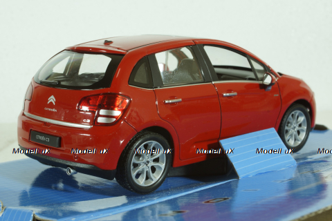 Citroen C3 2010, Red, Welly 1:24