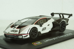 Lamborghini Essenza SCV N.63, white, BU41167W,  Burago 1:32