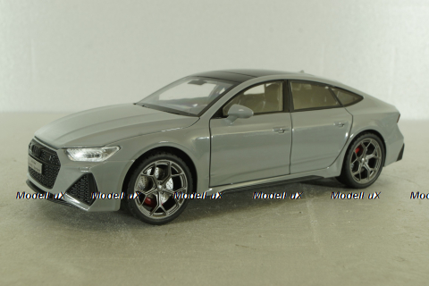 Audi RS7 Sportback (C8) 2019, grey, Hongsen model 1:24