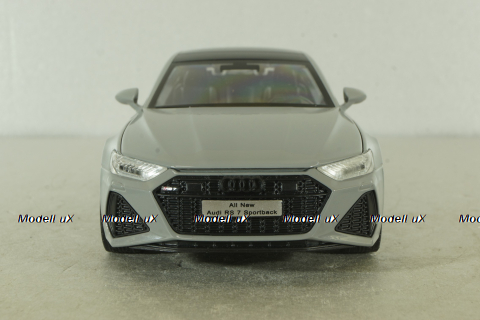 Audi RS7 Sportback (C8) 2019, grey, Hongsen model 1:24