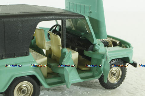 Уаз-469, А34, бирюзовый с белым салоном, Тантал/Радон 1:43