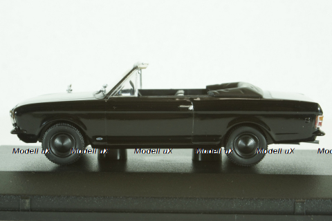 Ford Cortina MkII Crayford Convertible Black/White, Oxford 1:43