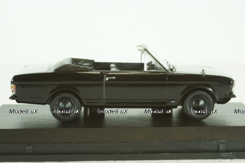 Ford Cortina MkII Crayford Convertible Black/White, Oxford 1:43