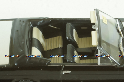 Ford Cortina MkII Crayford Convertible Black/White, Oxford 1:43