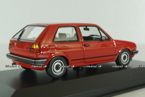 Volkswagen Golf II 1985, red, VW Golf, 943054103, Minichamps 1:43       