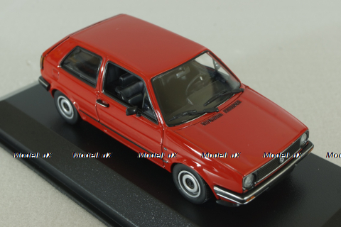 Volkswagen Golf II 1985, red, VW Golf, 943054103, Minichamps 1:43       