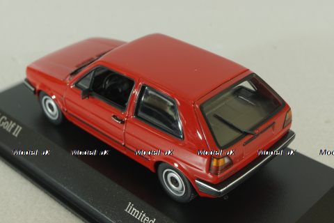 Volkswagen Golf II 1985, red, VW Golf, 943054103, Minichamps 1:43       