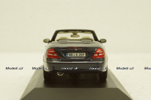 Mercedes CLK320 Cabriolet (A209) 2003 blue,  B66961967, Minichamps 1:43