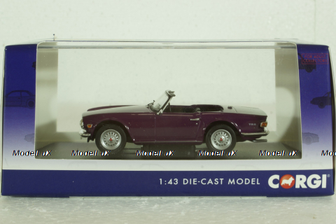 Triumph TR6 purple, Vanguards 1:43