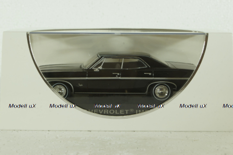 Chevrolet Chevy Impala (1965-1970) black, IXO 1:43