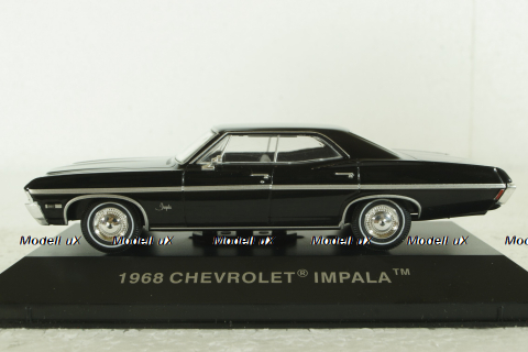 Chevrolet Chevy Impala (1965-1970) black, IXO 1:43