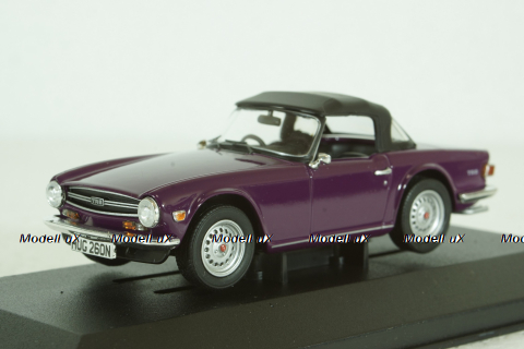 Triumph TR6 purple, Vanguards 1:43