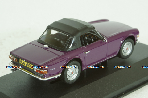 Triumph TR6 purple, Vanguards 1:43