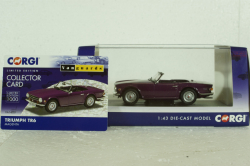 Triumph TR6 purple, Vanguards 1:43