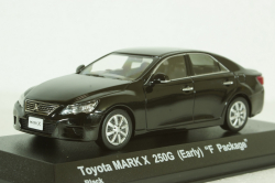 Toyota Mark X 250G F Package, Early Version, 03637BK2, Kyosho 1:43