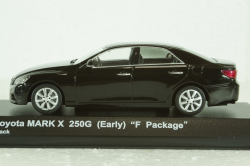 Toyota Mark X 250G F Package, Early Version, 03637BK2, Kyosho 1:43