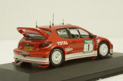 Peugeot 206 WRC #1 New Zealand Rally 2003 M.Gronholm-T.Rautiainen, Altaya 1:43