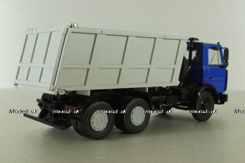Маз-5516 самосвал, сине/серый, SSM7354, SSM 1:43