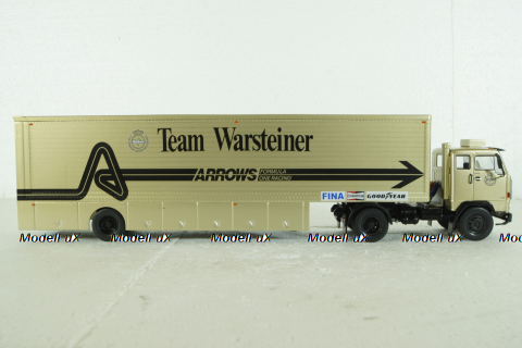 Volvo F89, Team Warsteiner Arrows, Race Transport, TTR023, IXO 1:43