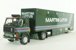 Volvo F88, Martini-Lotus Racing, Race Transport, TTR025, IXO 1:43