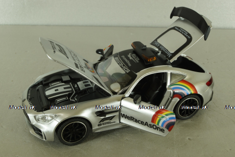 Mercedes-AMG GT R (C190) Safety Car Formula 1 2020, silver, CHE ZHI 1:24