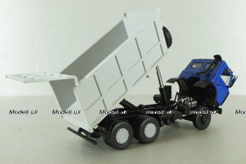 Маз-5516 самосвал, сине/серый, SSM7354, SSM 1:43