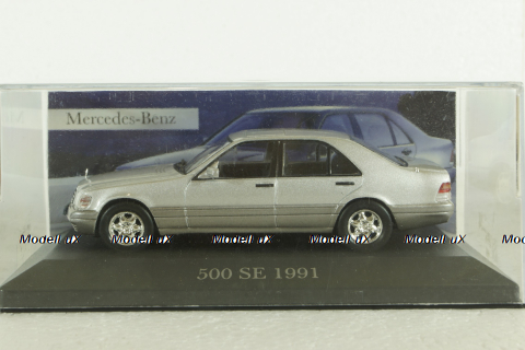 Mercedes S500 (W140), 1991, silver Altaya 1:43