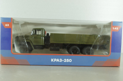 Краз-250 бортовой, хаки,  Легендарные грузовики СССР №63