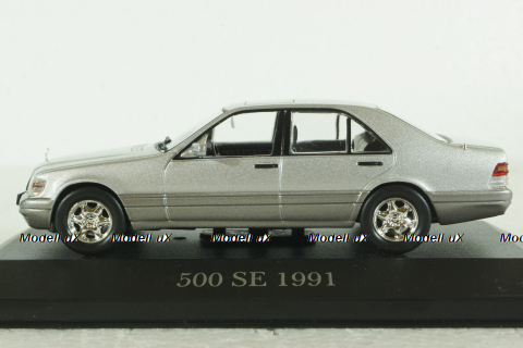 Mercedes S500 (W140), 1991, silver Altaya 1:43