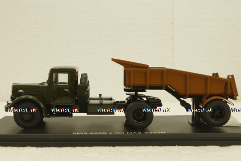 МАЗ-200В с полуприцепом МАЗ-5232В, SSM7019, SSM 1:43