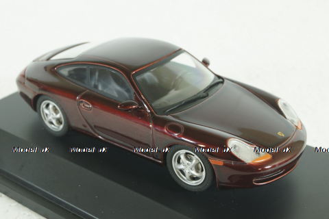 Porsche 996, dark red, 04343,  Schuco 1:43