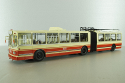 ЗИУ-10 троллейбус сочленённый 1978, бел/красн, SSM4052, SSM 1:43