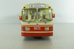ЗИУ-10 троллейбус сочленённый 1978, бел/красн, SSM4052, SSM 1:43