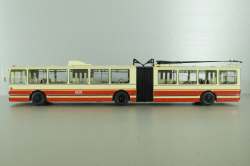ЗИУ-10 троллейбус сочленённый 1978, бел/красн, SSM4052, SSM 1:43