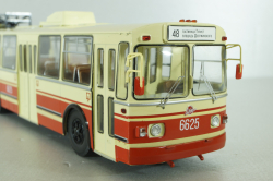 ЗИУ-10 троллейбус сочленённый 1978, бел/красн, SSM4052, SSM 1:43