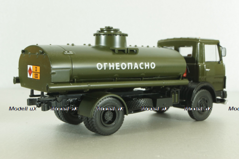 Маз-5337 АЦ-9 бензовоз 1987, хаки, Автоистория 1:43