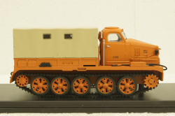 АТ-Т бортовой с тентом (оранжевый), SSM3006, SSM 1:43