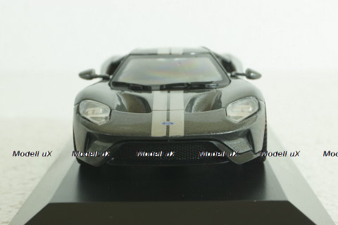 Ford GT 2017, grey with silver strips, American Cars №52, Altaya 1:43 