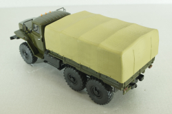Урал-4320-31 бортовой с тентом, хаки, АвтоИстория 1:43