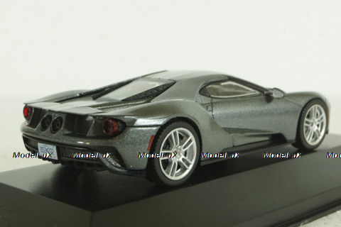 Ford GT 2017, grey with silver strips, American Cars №52, Altaya 1:43 