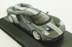 Ford GT 2017, grey with silver strips, American Cars №52, Altaya 1:43 